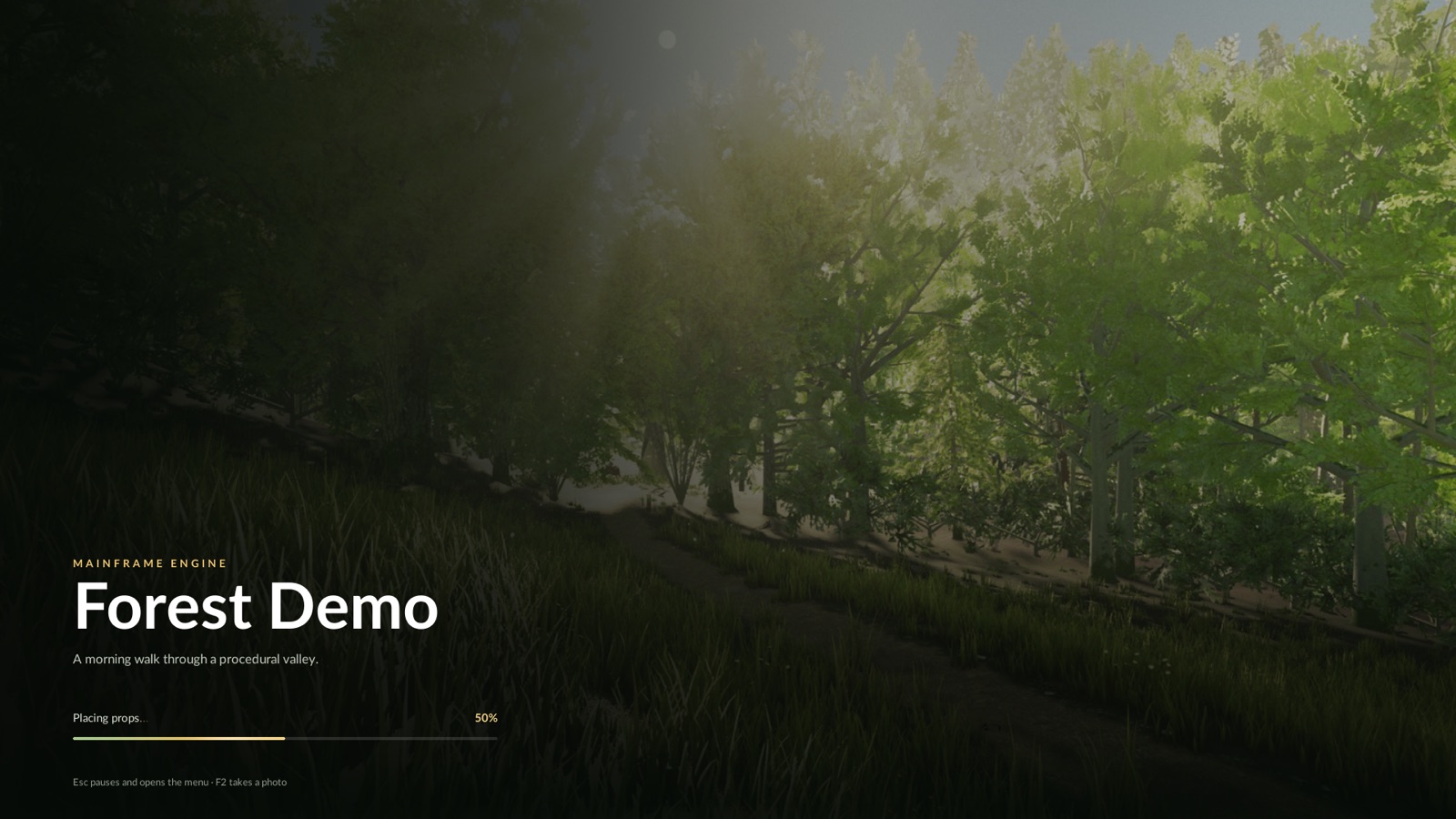 The Forest's loading screen